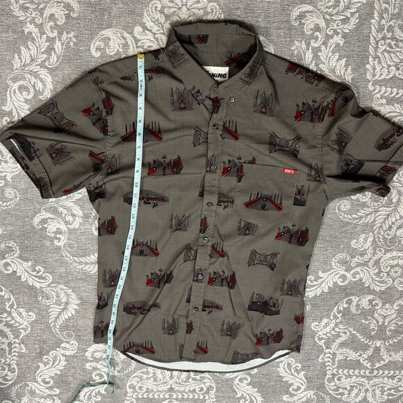 RSVLTS The Shining Men's M Graphic Print Button-Down Shirt Multicolor - Picture 4 of 10